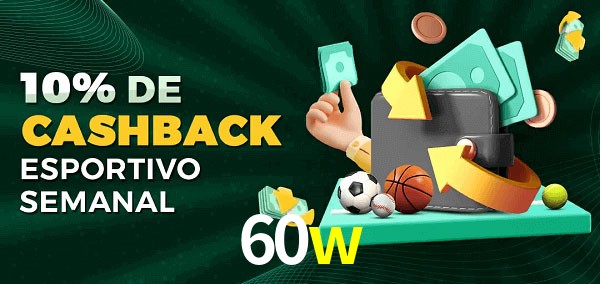 10% de bônus de cashback na 60w